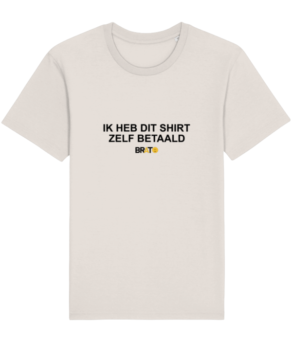 Ik heb dit shirt zelf betaald (vintage wit-mannen) | Brato