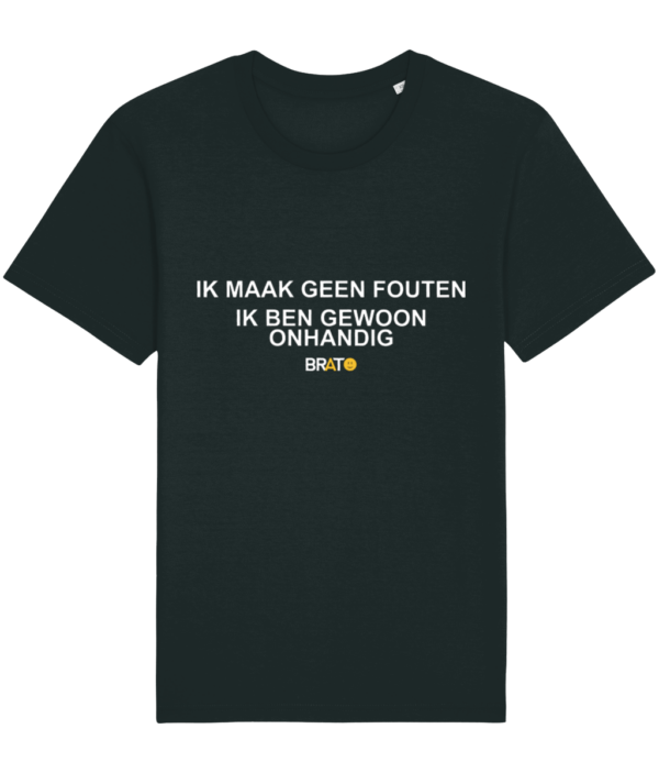 Ik maak geen fouten - ik ben gewoon onhandig (zwart-mannen) | Brato
