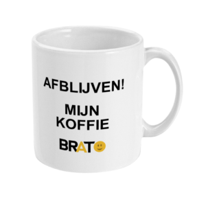Afblijven! Mijn koffie | Koffiemok | 350 ml