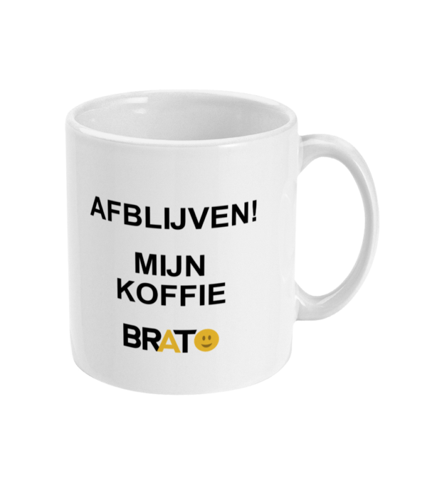 Afblijven! Mijn koffie | Koffiemok | 350 ml