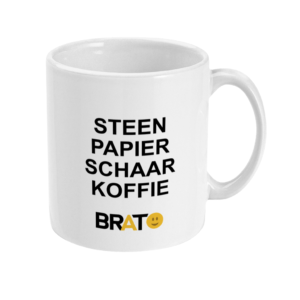 Steen papier schaar koffie - mok | Brato