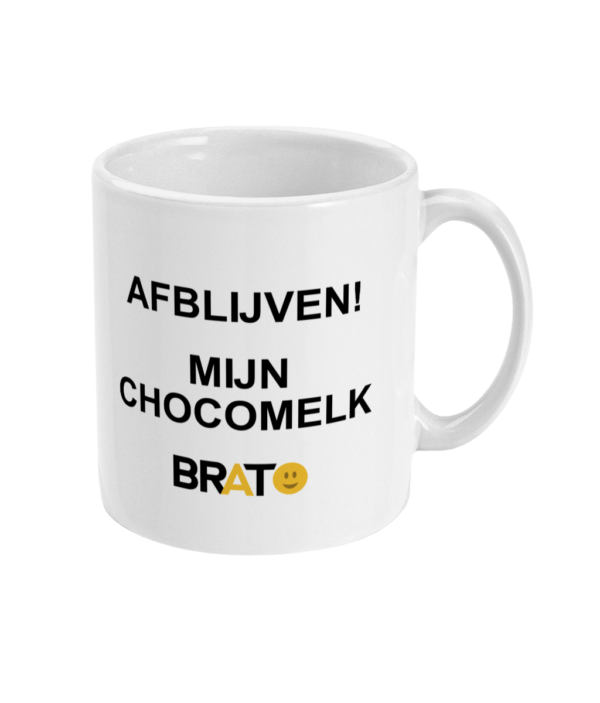 Afblijven! Mijn chocolademelk | Mok | 350 ml