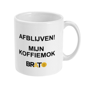 Afblijven! Mijn koffiemok | Koffiemok | 350 ml