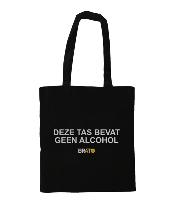 Deze tas bevat geen alcohol - zwart | Brato
