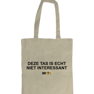 Deze tas is echt niet interessant - naturel | Brato