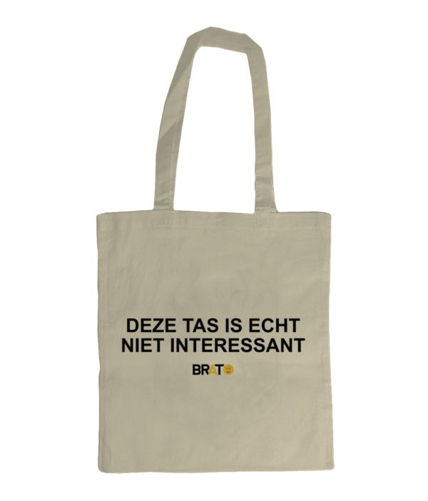 Deze tas is echt niet interessant - naturel | Brato
