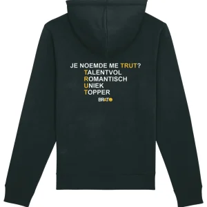 trut - hoodie (zwart - oranje) | Brato