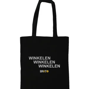 winkelen winkelen winkelen - zwart | Brato