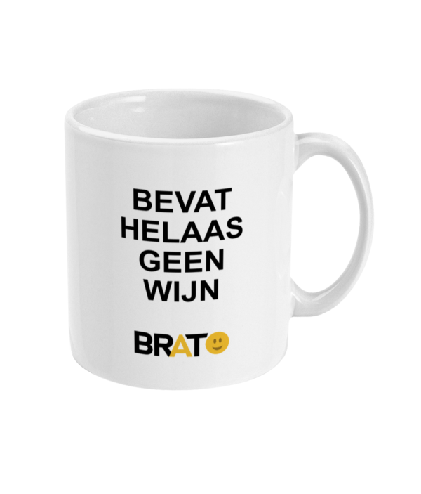 Bevat helaas geen wijn | mok Bevat helaas geen wijn | mok