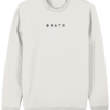 Sweater - B R A T O - vintage wit Sweater - B R A T O - vintage wit