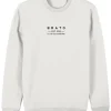 Sweater - Let's get positive - vintage wit