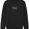 Sweater - Let's get positive - zwart