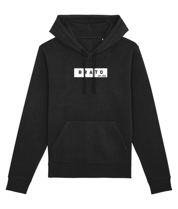 Hoodie - B R A T O met achtergrond - zwart Hoodie - B R A T O met achtergrond - zwart