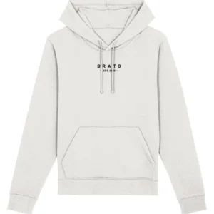 Hoodie - Brato est. 2020 - vintage wit