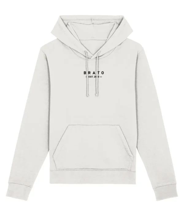 Hoodie - Brato est. 2020 - vintage wit Hoodie - Brato est. 2020 - vintage wit