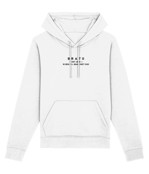 Hoodie - Ik ben 50+, maar niet oud - wit