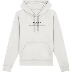 Hoodie - Keep calm and enjoy your life - vintage wit