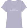 Vrouwen T-shirt - Keep calm and enjoy your life - Lavender