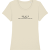 Vrouwen T-shirt - Keep calm and enjoy your life - Naturel