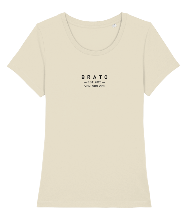 Vrouwen T-shirt - Veni vidi vici - Naturel