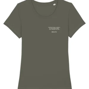 Dames T-shirt - Created in 2020 - kaki