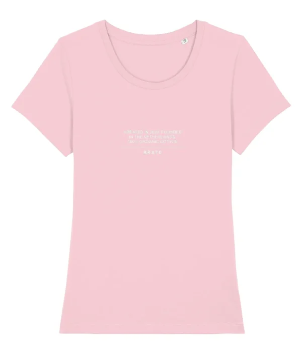 Dames T-shirt - Founded in the netherlands - Cotton pink