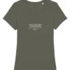Dames T-shirt - Founded in the netherlands - Kaki