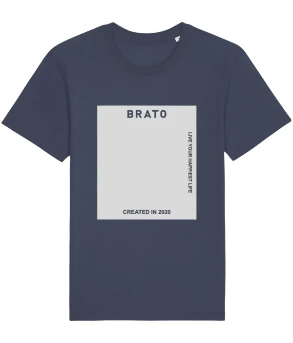 NIEUW: Live your happiest life | Duurzaam Heren T-shirt | 3 kleuren