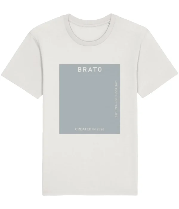 NIEUW: Live your happiest life | Duurzaam Heren T-shirt | 3 kleuren